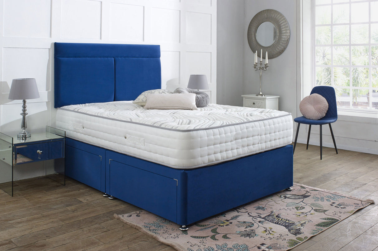 Paris Divan Bed Set with Headboard