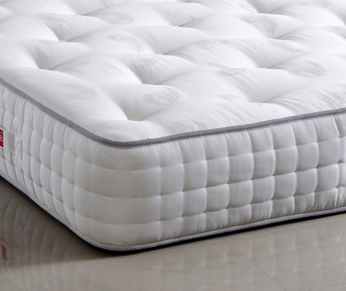 Clarissa 1000 Pocket Sprung Cashmere Wool Silk Natural Mattress