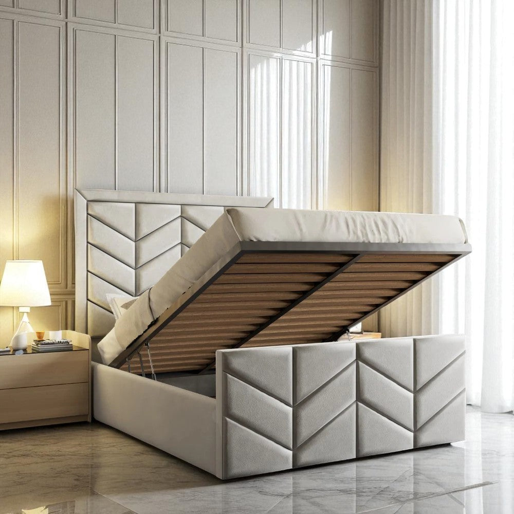 Casina Ottoman Storage Bed Frame Set With Mattress