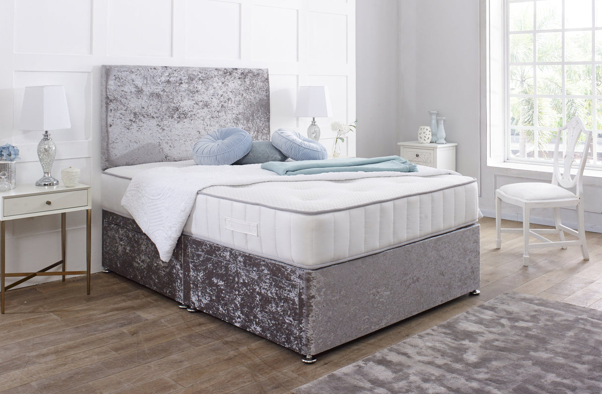 Harrogate Divan Bed Set with Matching Headboard