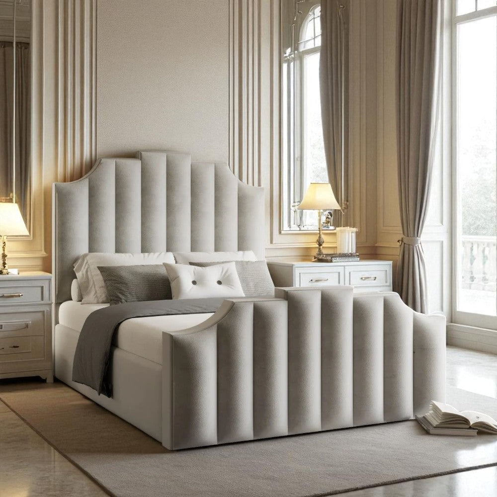 Leonis Ottoman Storage Bed Frame Set With Mattress