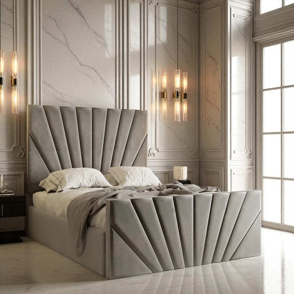 Lumi Ottoman Storage Bed Frame Set With Mattress