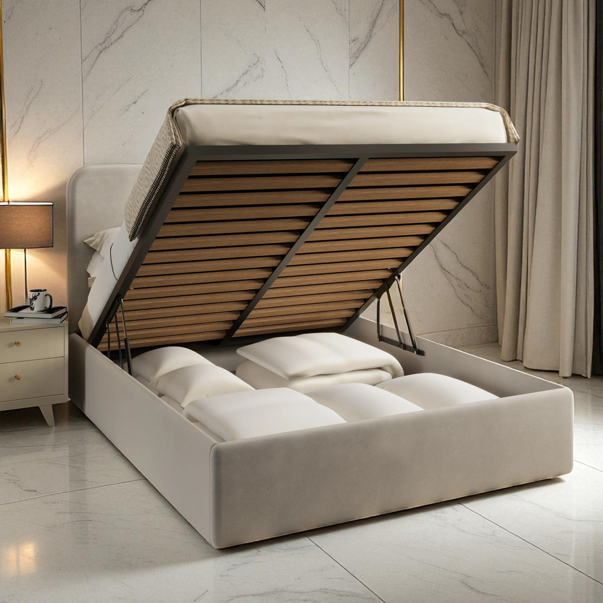 Elise Ottoman Storage Bed Frame Set Bed Frame Bed Frame Direct