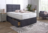 Mia Divan Bed Set with Border Headboard