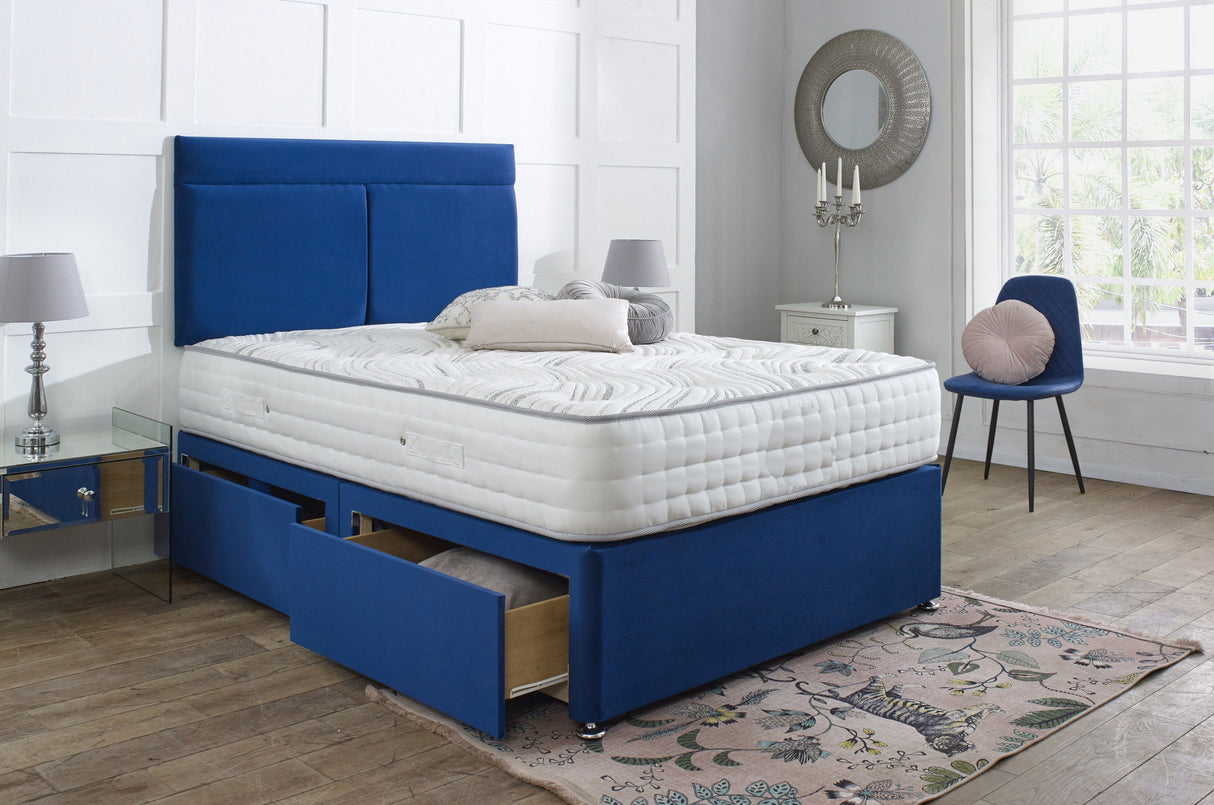 Paris Divan Bed Set with Headboard