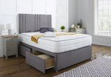 Valeria Divan Bed Set with Headboard