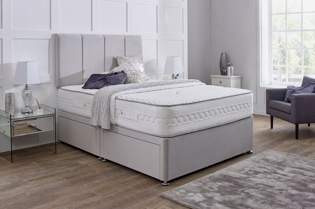 Mila Divan Bed Set with Headboard