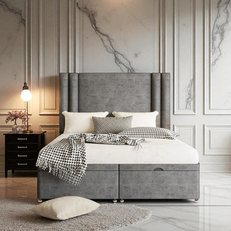 Amara Ottoman Storage Divan Bed Set - Bed Frame Direct