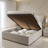Aria Ottoman Storage Bed Frame Set With Mattress