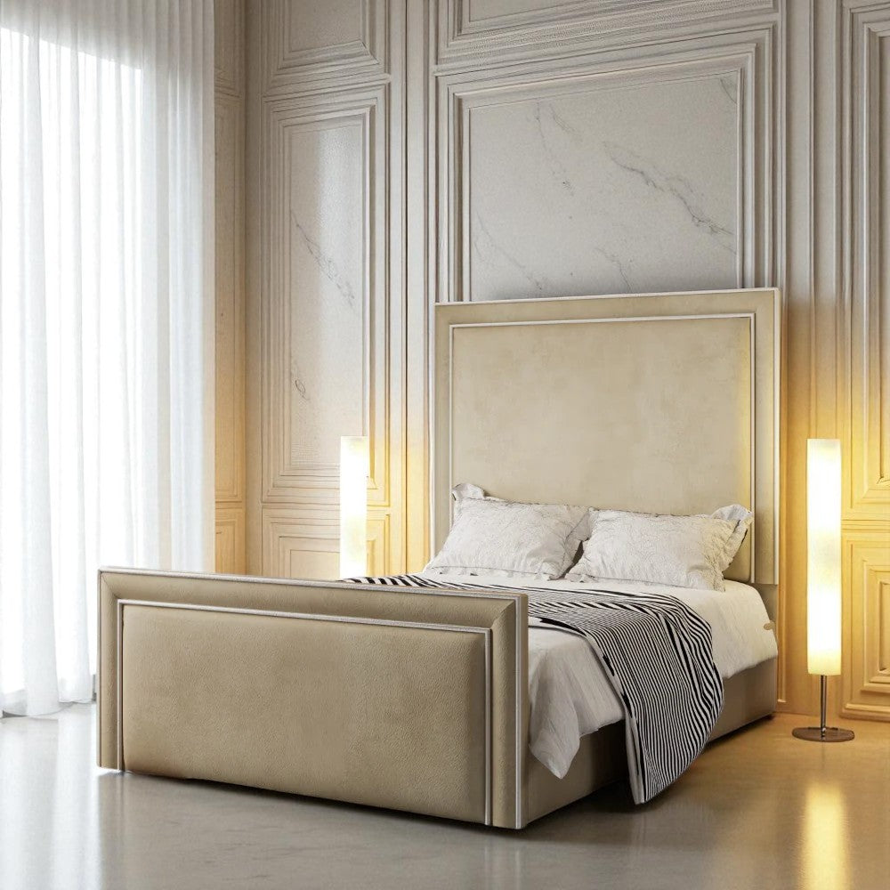 Bello Ottoman Storage Bed Frame Set With Mattress