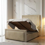 Bello Ottoman Storage Bed Frame Set With Mattress
