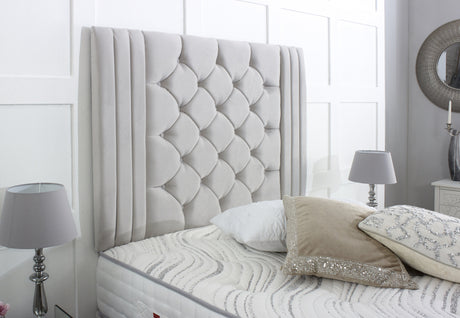 Regal Upholstered Button Headboard - Bed Frame Direct