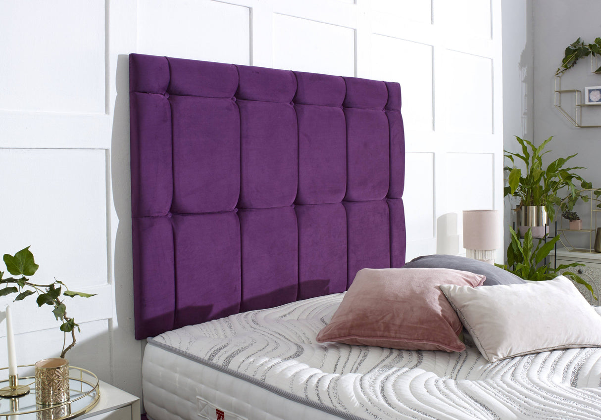Turin Upholstered Button Headboard - Bed Frame Direct