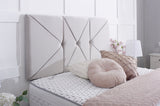 Prague Upholstered Button Headboard - Bed Frame Direct