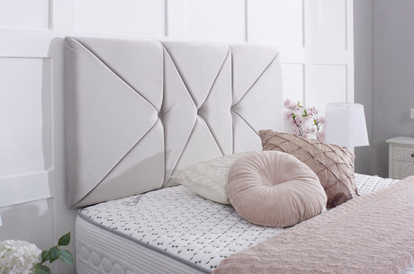 Prague Upholstered Button Headboard - Bed Frame Direct