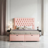 Eterna Ottoman Storage Divan Bed Set With Mattress