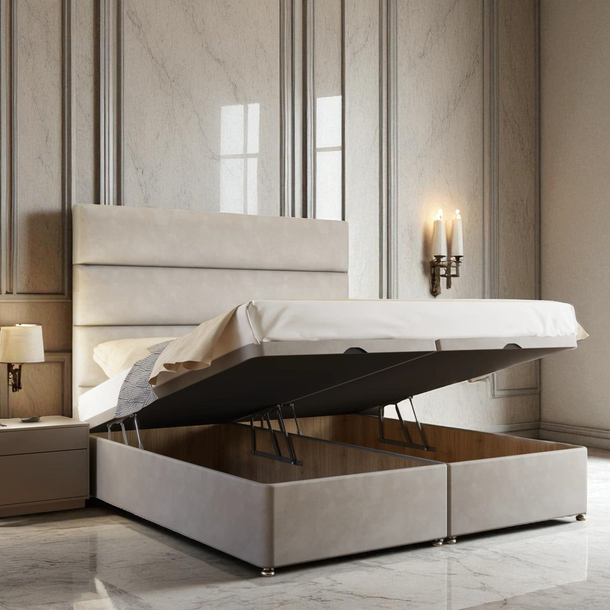Firenza Ottoman Storage Divan Bed Set