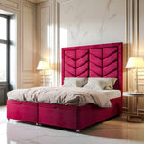Lucenta Ottoman Storage Divan Bed Set With Mattress