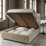 Nina Ottoman Storage Bed Frame Set With Mattress