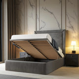 Rima Ottoman Storage Bed Frame Set With Mattress