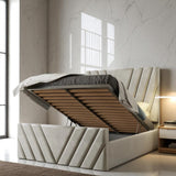 Vito Ottoman Storage Bed Frame Set With Mattress