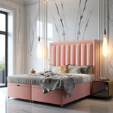 Zaffiro Ottoman Storage Divan Bed Set With Mattress